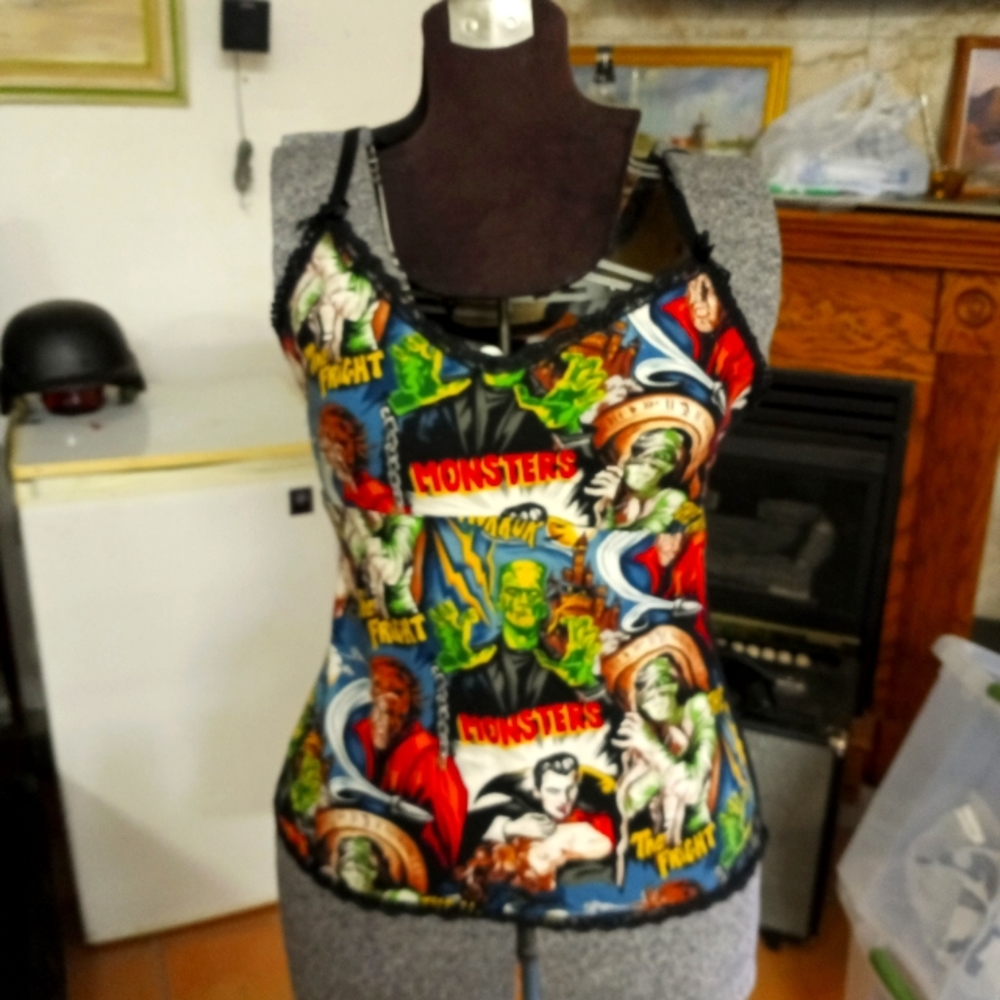 Monster mashup tank top
